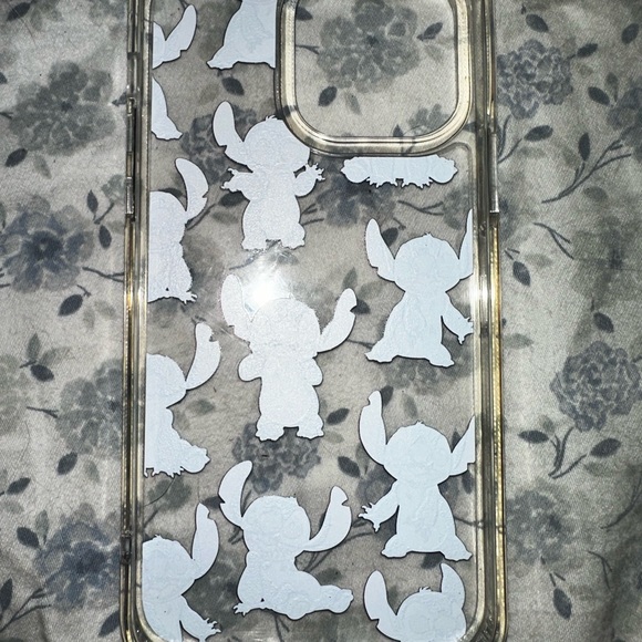 Disney Stitch Clear Phone Case - Picture 2 of 2